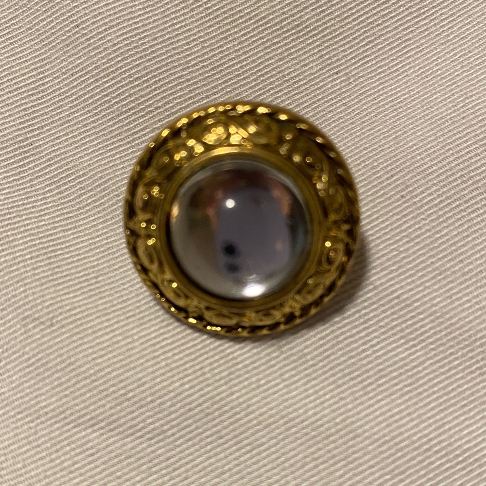Vintage Gold and Silver Button